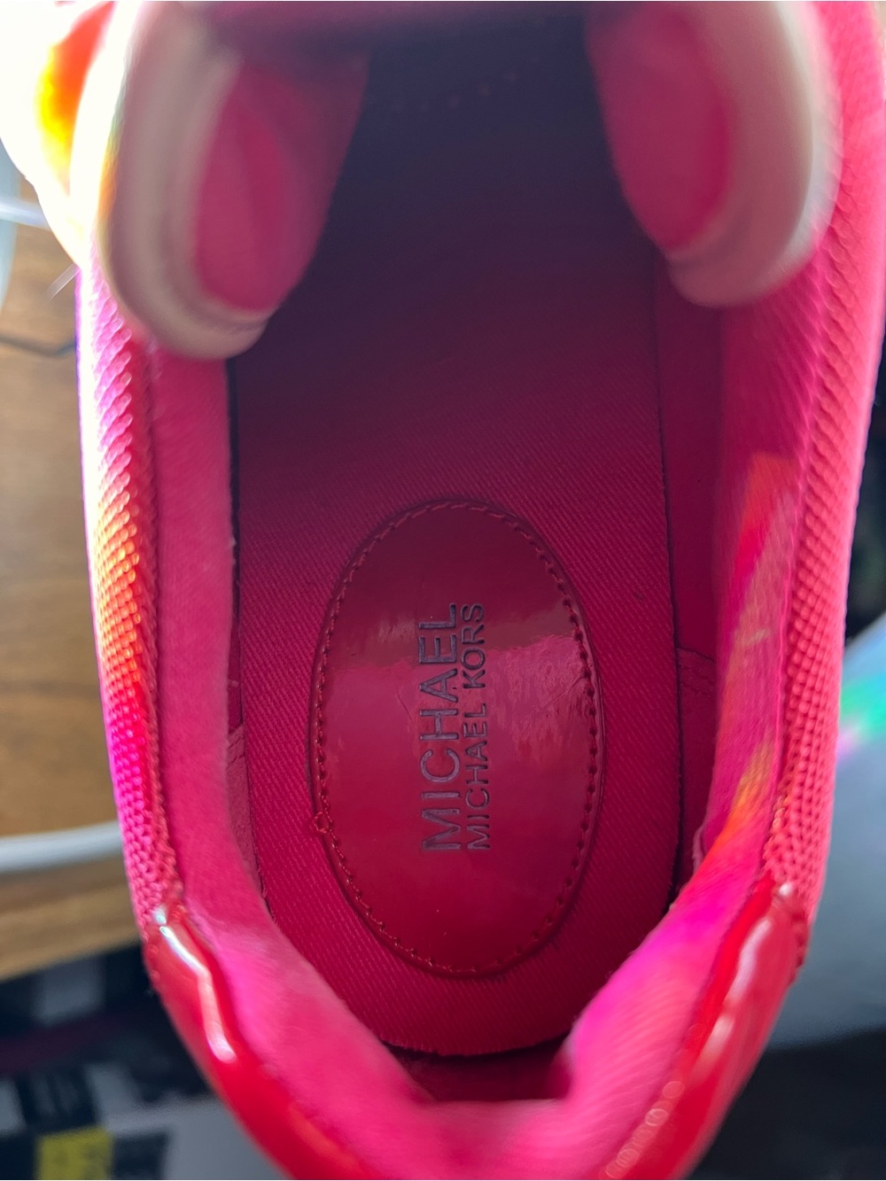 MICHAEL Michael Kors Hot Pink Slip-On Trainer